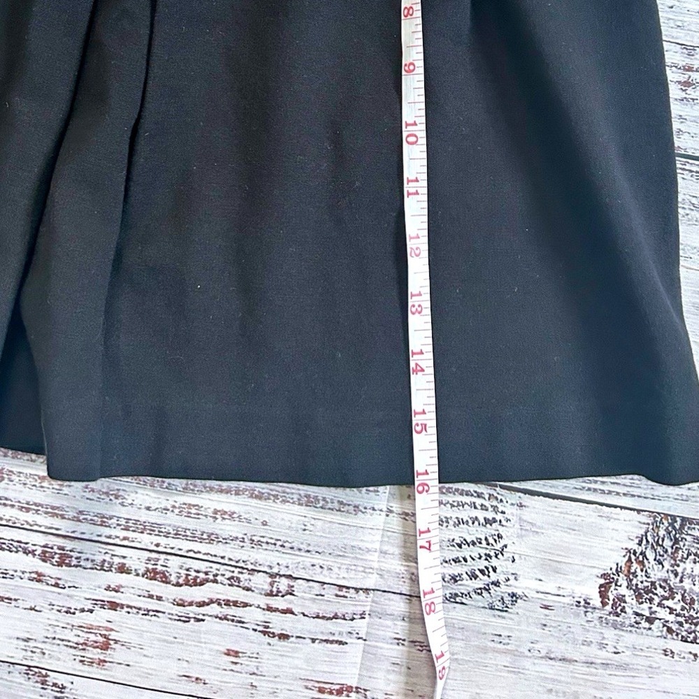 EXPRESS DESIGN‎ STUDIO Black Pleated Button Detail A-Line Skirt Size 0 - Picture 4 of 5